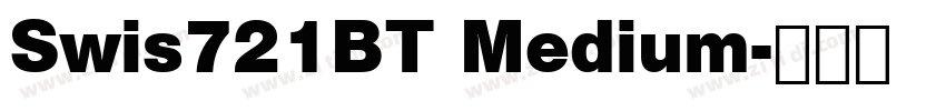 Swis721BT Medium字体转换